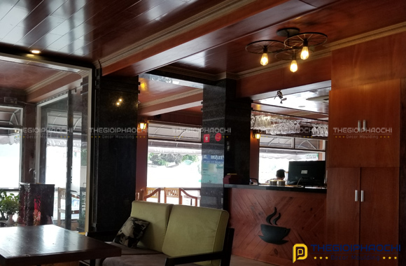 phào trần nhựa giả gỗ not110